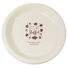 Let's Get Stuffed Plastic Plates