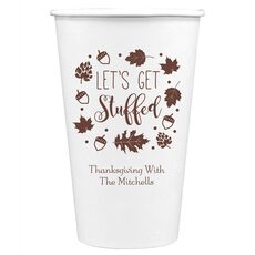 Let's Get Stuffed Paper Coffee Cups