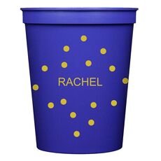 Confetti Dot Party Stadium Cups