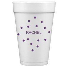 Confetti Dot Party Styrofoam Cups