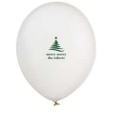 Artistic Christmas Tree Latex Balloons