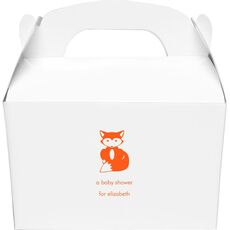 Little Fox Gable Favor Boxes