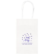 Confetti Dots Our Day Medium Twisted Handled Bags