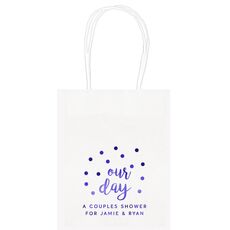 Confetti Dots Our Day Mini Twisted Handled Bags