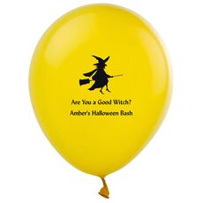 Flying Witch Latex Balloons