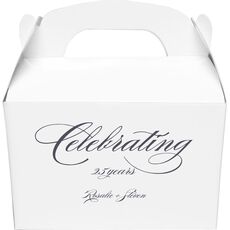 Romantic Celebrating Gable Favor Boxes