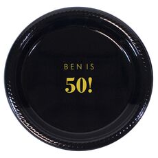 Big Year Printed Plastic Plates