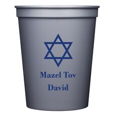 Traditional Star of David Stadium Cups