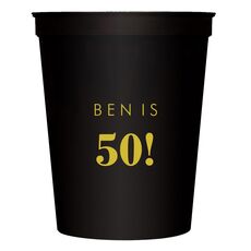 Big Year Printed Stadium Cups