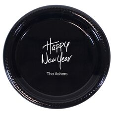 Fun Happy New Year Plastic Plates