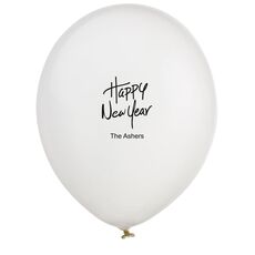 Fun Happy New Year Latex Balloons
