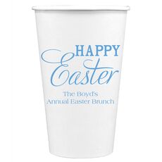 Happy Easter Paper Coffee Cups