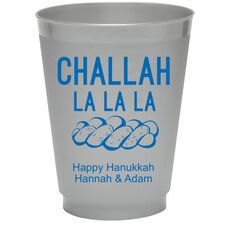 Challah La La La Colored Shatterproof Cups