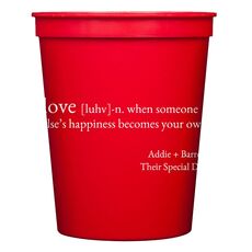 Definition of Love Stadium Cups