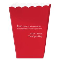Definition of Love Mini Popcorn Boxes