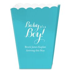 Baby It's A Boy Mini Popcorn Boxes