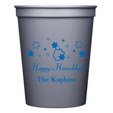 Happy Hanukkah Stadium Cups