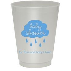 Baby Shower Cloud Colored Shatterproof Cups