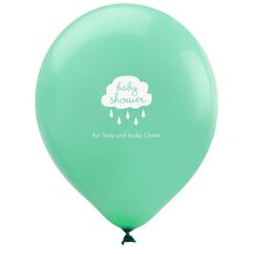 Baby Shower Cloud Latex Balloons