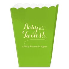 Baby It's Twins Mini Popcorn Boxes