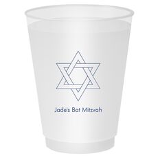 Interlocking Star of David Shatterproof Cups