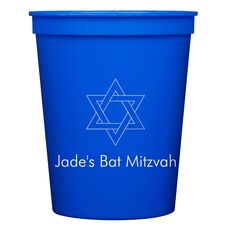 Interlocking Star of David Stadium Cups
