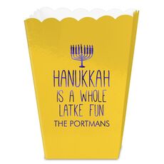 Latke Fun Hanukkah Mini Popcorn Boxes