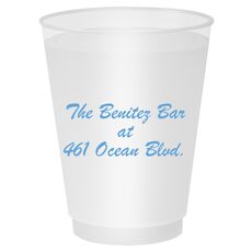 Any Text You Want Shatterproof Cups