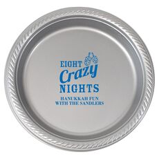Eight Crazy Nights Plastic Plates