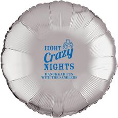 Eight Crazy Nights Mylar Balloons