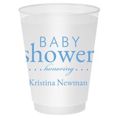 Baby Shower Honoring Shatterproof Cups