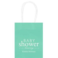 Baby Shower Honoring Mini Twisted Handled Bags