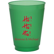 Fun Ho Ho Ho Colored Shatterproof Cups