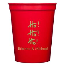 Fun Ho Ho Ho Stadium Cups