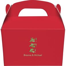 Fun Ho Ho Ho Gable Favor Boxes
