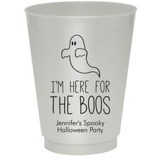I'm Here For The Boos Colored Shatterproof Cups