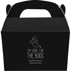 I'm Here For The Boos Gable Favor Boxes