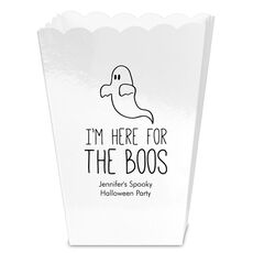 I'm Here For The Boos Mini Popcorn Boxes