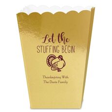 Let The Stuffing Begin Mini Popcorn Boxes