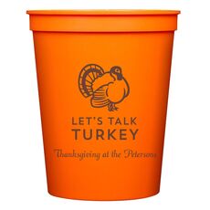Let's Talk Turkey Stadium Cups