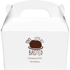 Let's Get Basted Gable Favor Boxes