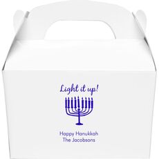 Light It Up Menorah Gable Favor Boxes