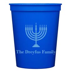 Lights of the Menorah Stadium Cups