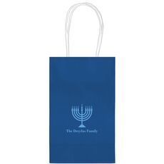 Lights of the Menorah Medium Twisted Handled Bags
