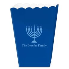 Lights of the Menorah Mini Popcorn Boxes