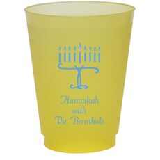 Menorah Colored Shatterproof Cups