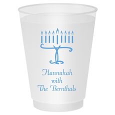 Menorah Shatterproof Cups