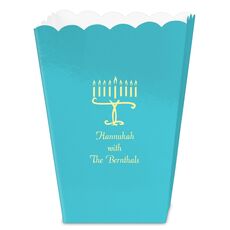 Menorah Mini Popcorn Boxes
