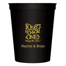 New Year's Countdown Stadium Cups