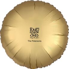 New Year's Countdown Mylar Balloons